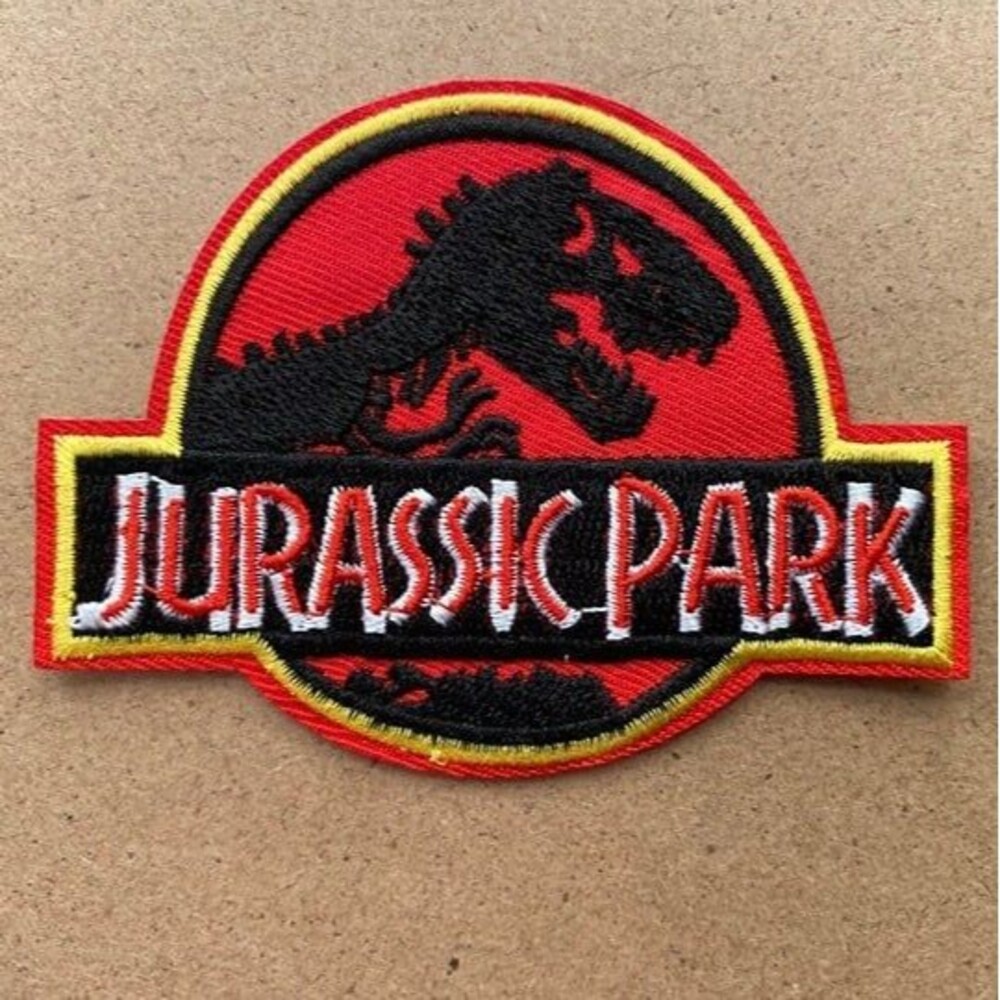 Jurassic Park logo Iron on Patch